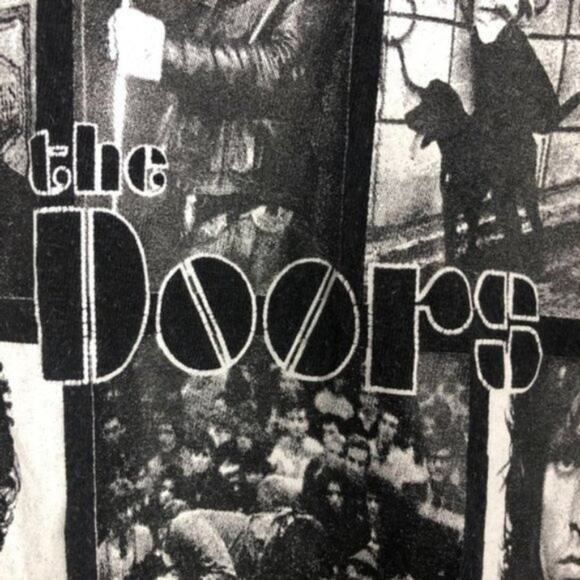 Vintage The Doors graphic band tee medium retro streetwear grunge - Picture 3 of 13